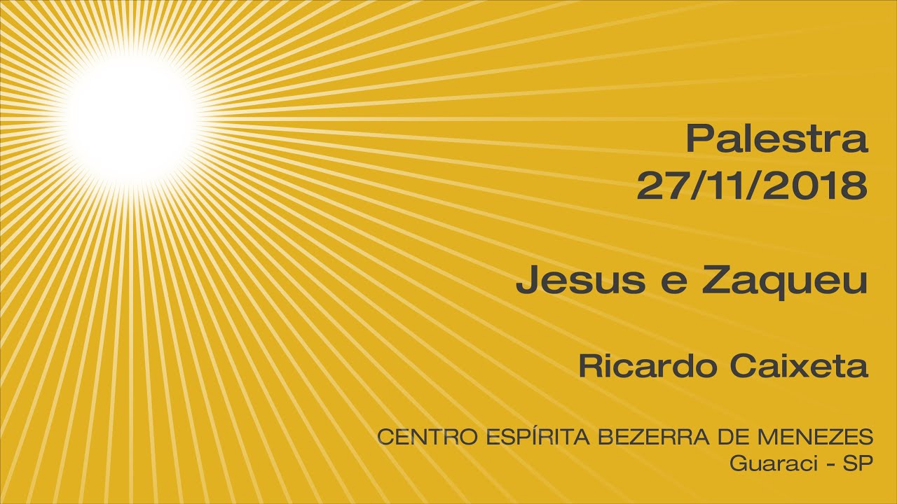 Jesus e Zaqueu - Ricardo Caixeta