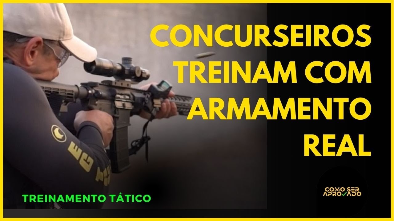 Tiro com armamento REAL com Evandro Guedes - Treinamento tático!