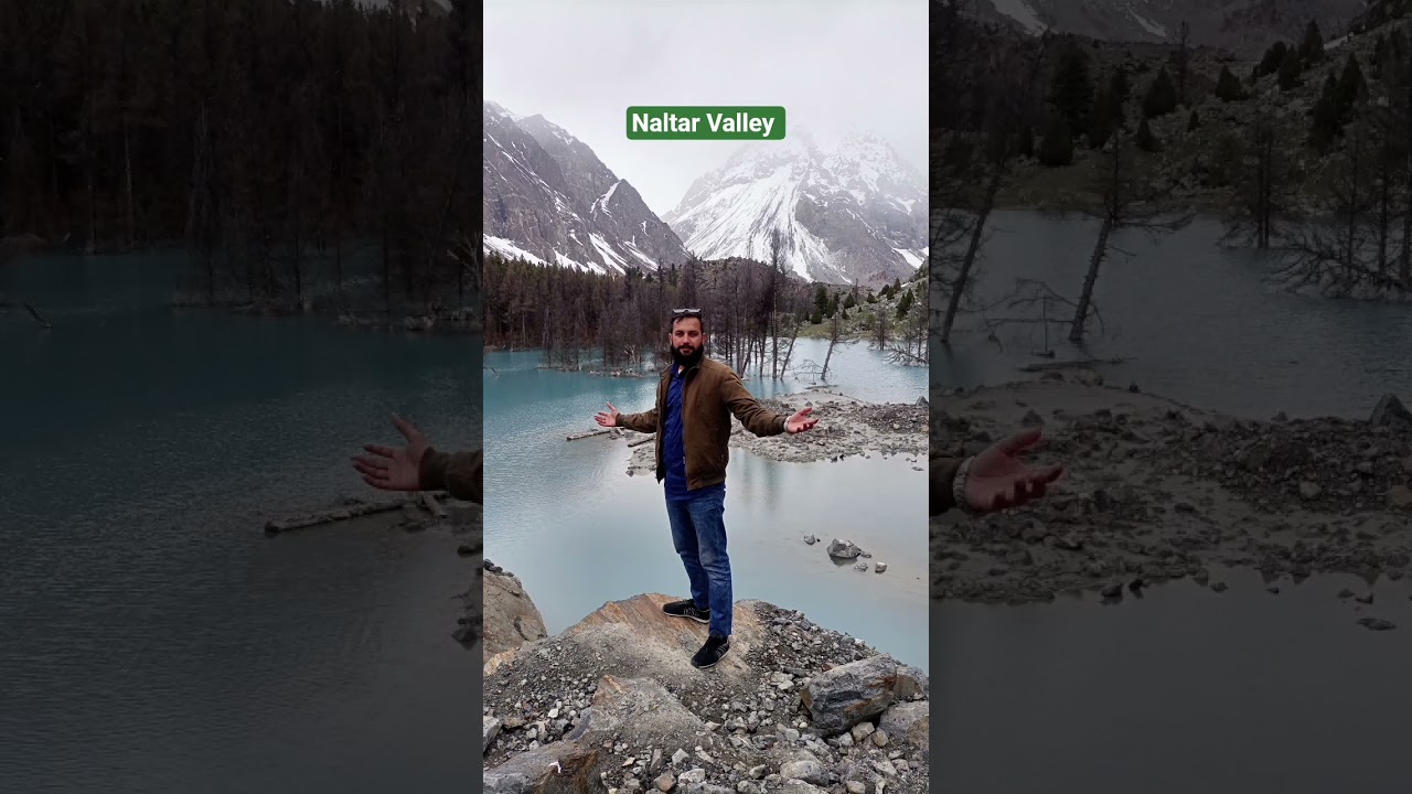 Satrangi Lake Naltar Valley | Hunza Valley | Gilgit Baltistan #naltarvalley #hunza  #shorts #short