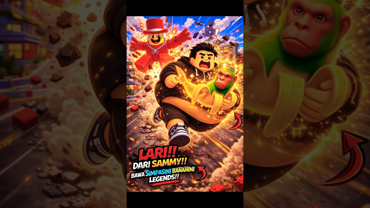 aku mendapat kan brainrot simpansini bananini legendary di map get fat for brainrot