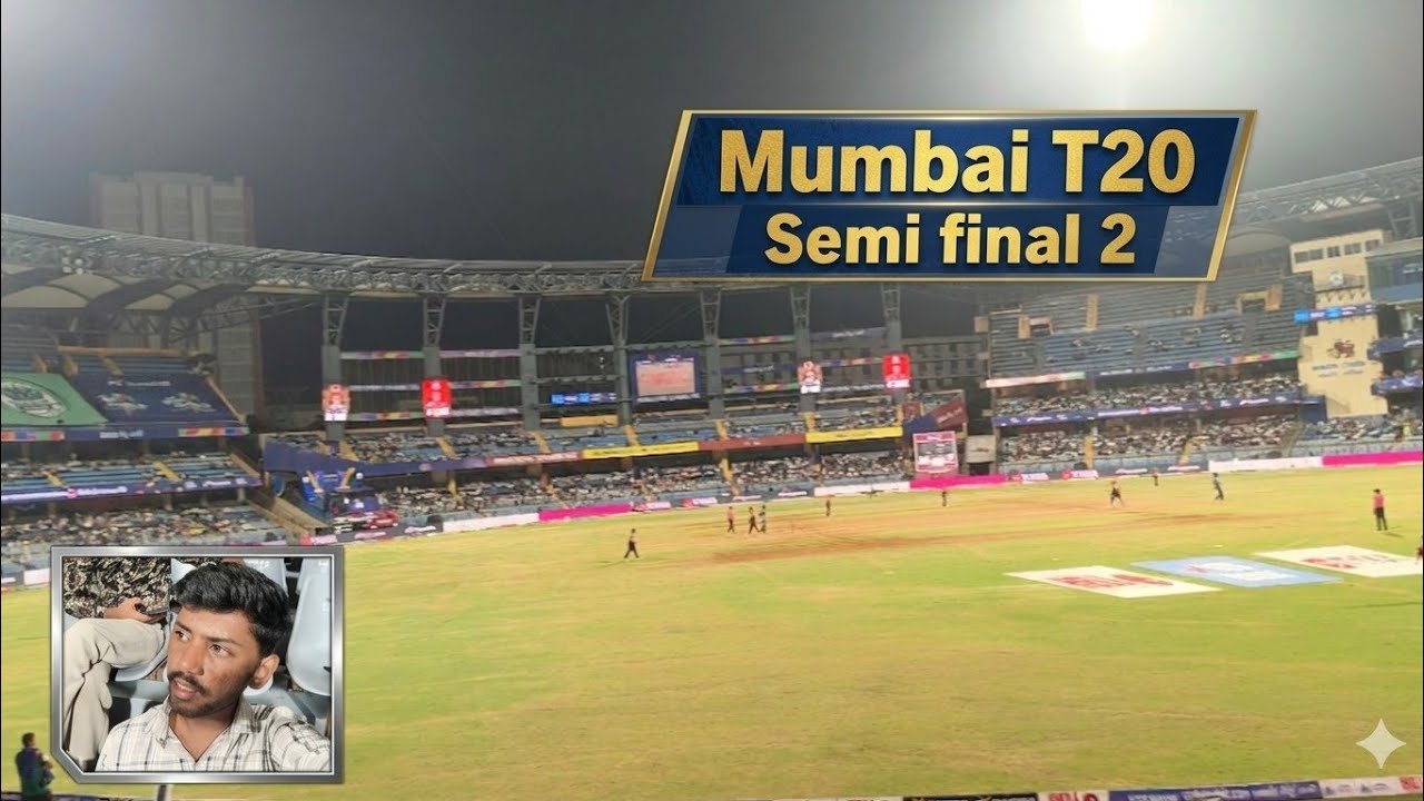 Mumbai T20 league | Semi final | NMP VS MMR | Wankhede Stadium | Match