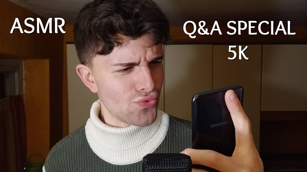 Q&A Whispered 5K Special - ASMR MALE