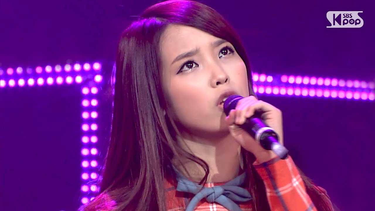 IU - Добрый день (IU - Добрый день) @ SBS Inkigayo популярная музыка 101212