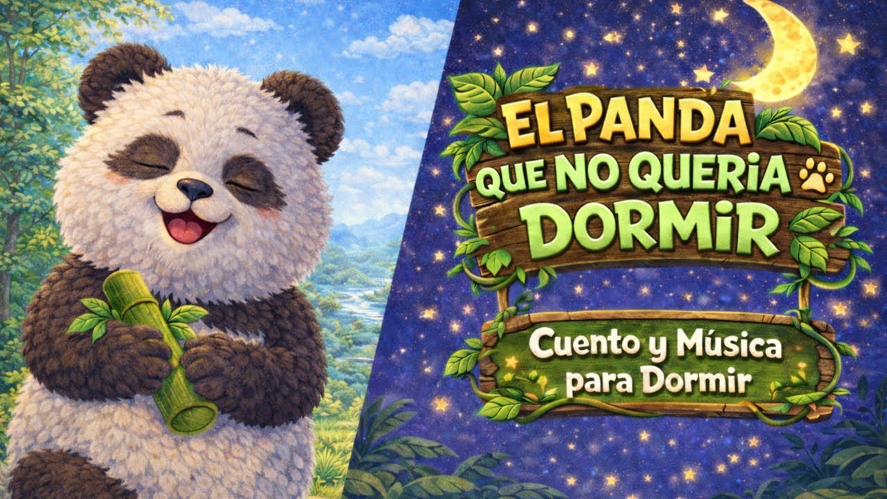 🐼 Pipo, el Panda que No Quería Dormir 🌙 | Cuento Infantil + Música para Dormir | Zoo Cuentos