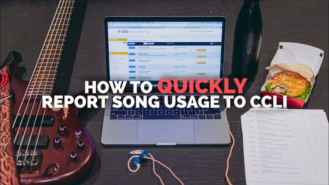 HOW TO REPORT SONGS TO CCLI | Using Planning Center