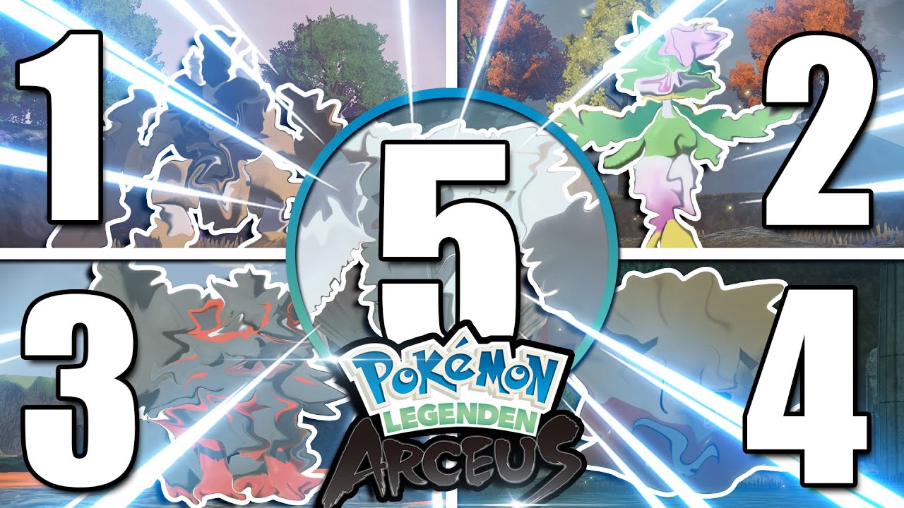 ALLE ENDBOSS KÄMPFE in Pokemon Legenden Arceus! All Bosses pokemon legends arceus