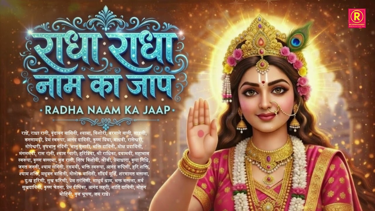 राधा रानी के 108 नाम का जाप | Radha Rani Ke 108 Naam | 108 Times Naam Jaap | Rai Entertainment