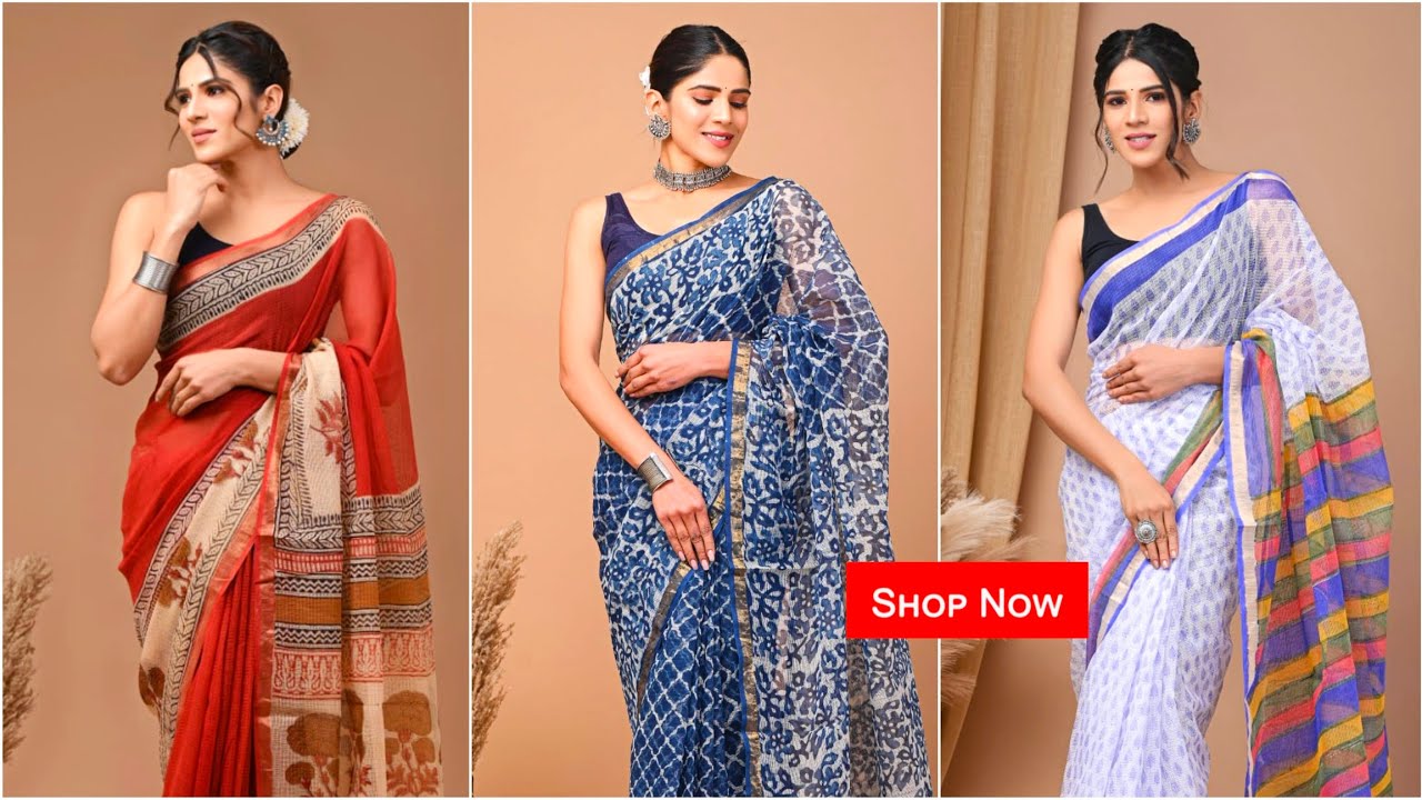 New Collection Kota Doria Saree | Kota Doria Saree Wholesale | Light Weight Kota Doria Sarees