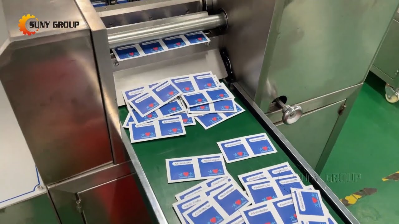 Alcohol Prep Pads | Alcohol Swabs Making Machine (400 Piece/Min)