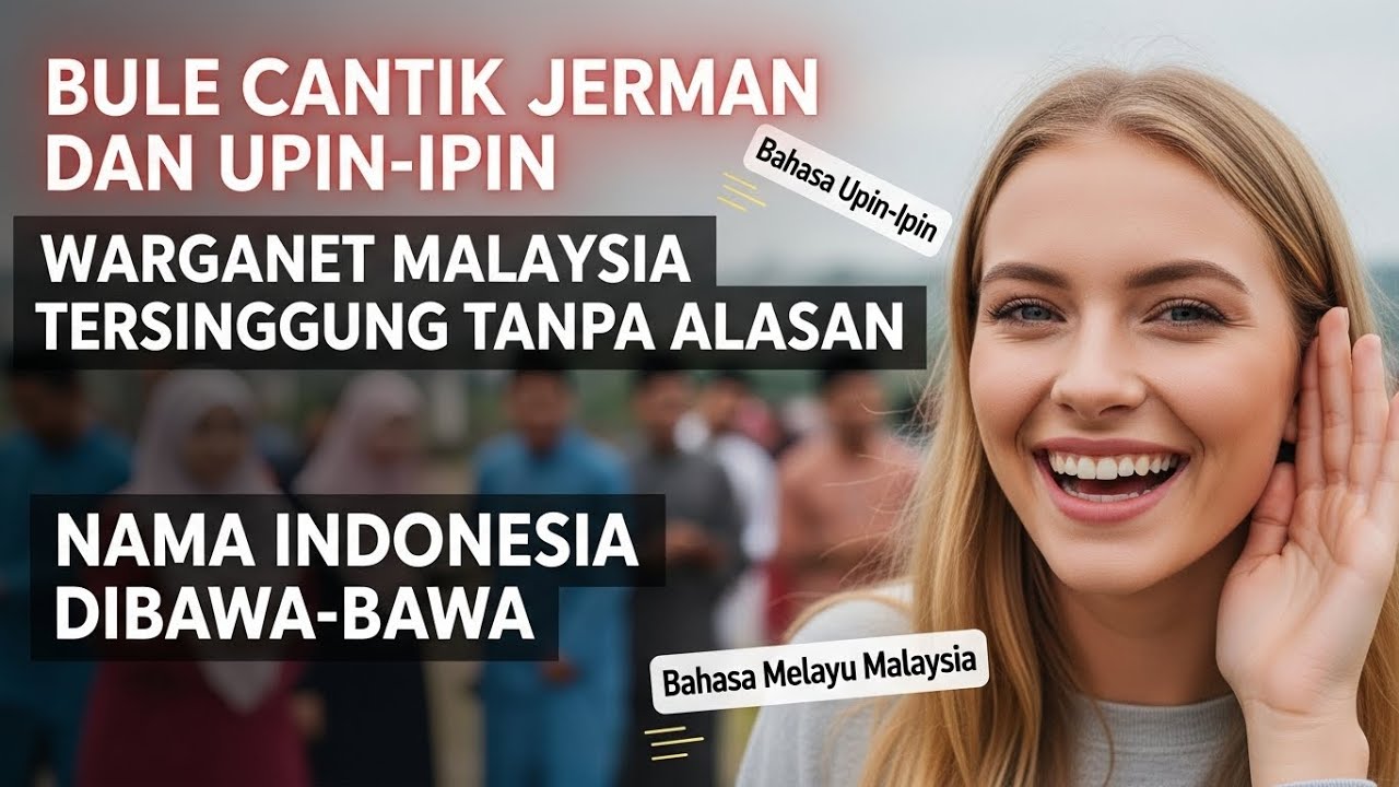 Bule Jerman, Ipin Upin, Malaysia  Tersinggung Tanpa Alasan #reaction