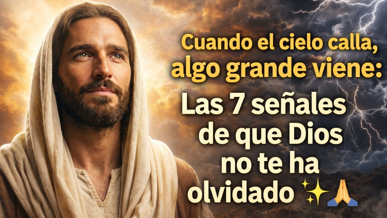 Cuando el cielo calla, algo grande viene: Las 7 señales de que Dios no te ha olvidado ✨🙏