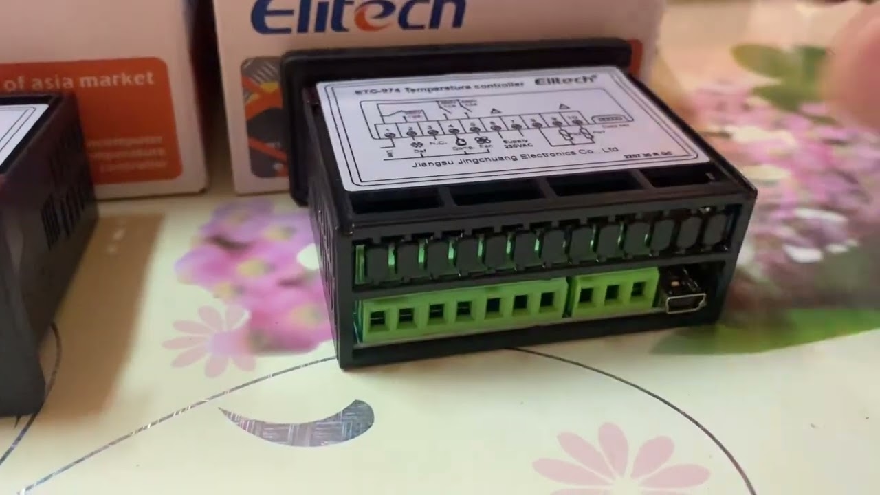 Как подключить контроллер elitech 961 974