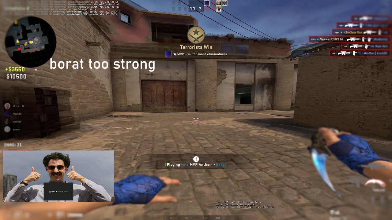 2v2/5v5 highlights ft. skeet.cc / gamesense.pub