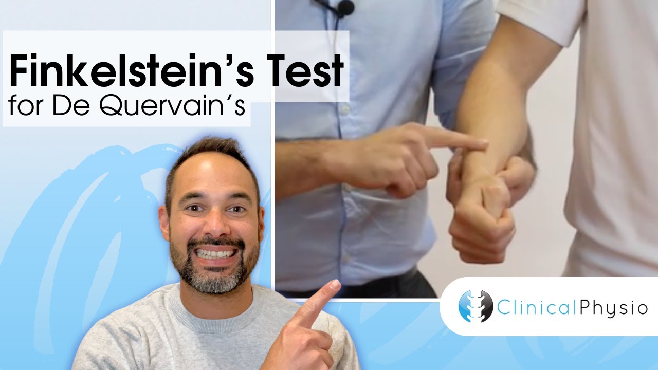 Finkelstein's Test for De Quervain's | Clinical Physio Premium