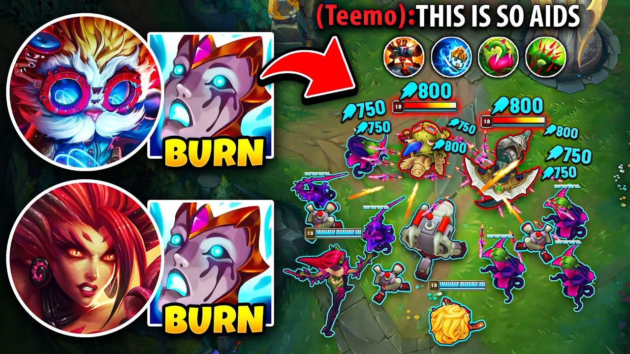 The Most UNGANKABLE Bot Lane Comp in League of Legends (WIN THE GAME 2V8)