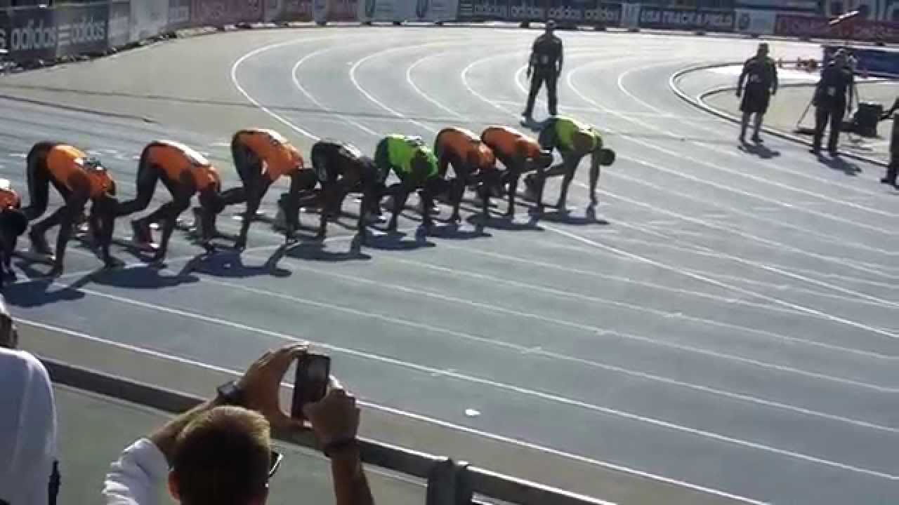 Yohan Blake beaten by Nesta Carter in New York Diamond League 2014