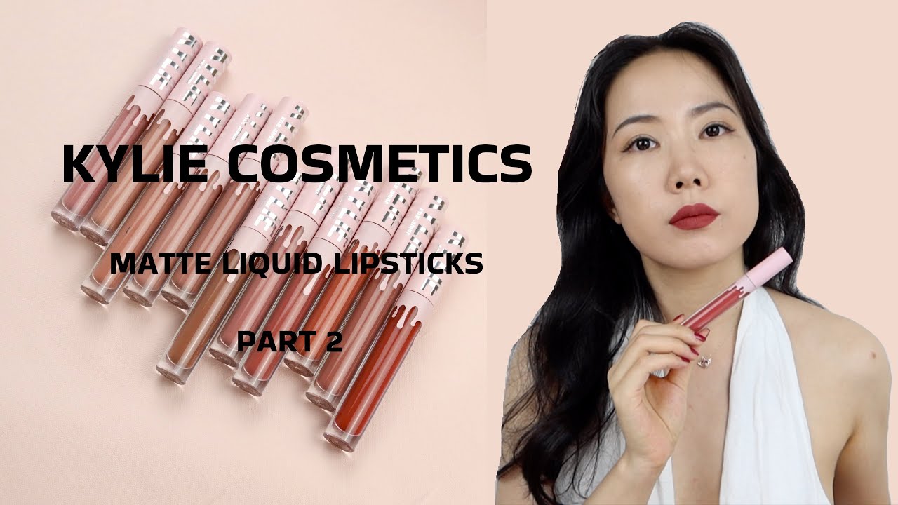 Kylie Cosmetics Matte Liquid Lipsticks Swatch&Review Part 2 | Perfect Reds & Nudes