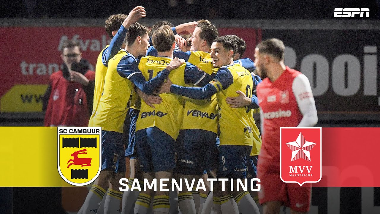 3️⃣ DOELPUNTEN binnen 15 MINUTEN 😱 | Samenvatting SC Cambuur - MVV Maastricht