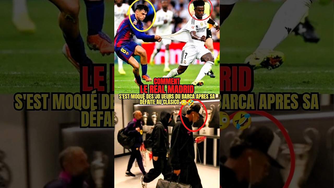 Comment le Real Madrid s&rsquo;est moqu&eacute; du Bar&ccedil;a apr&egrave;s sa d&eacute;faite au Clasico 🤣🔥 #football #realmadrid