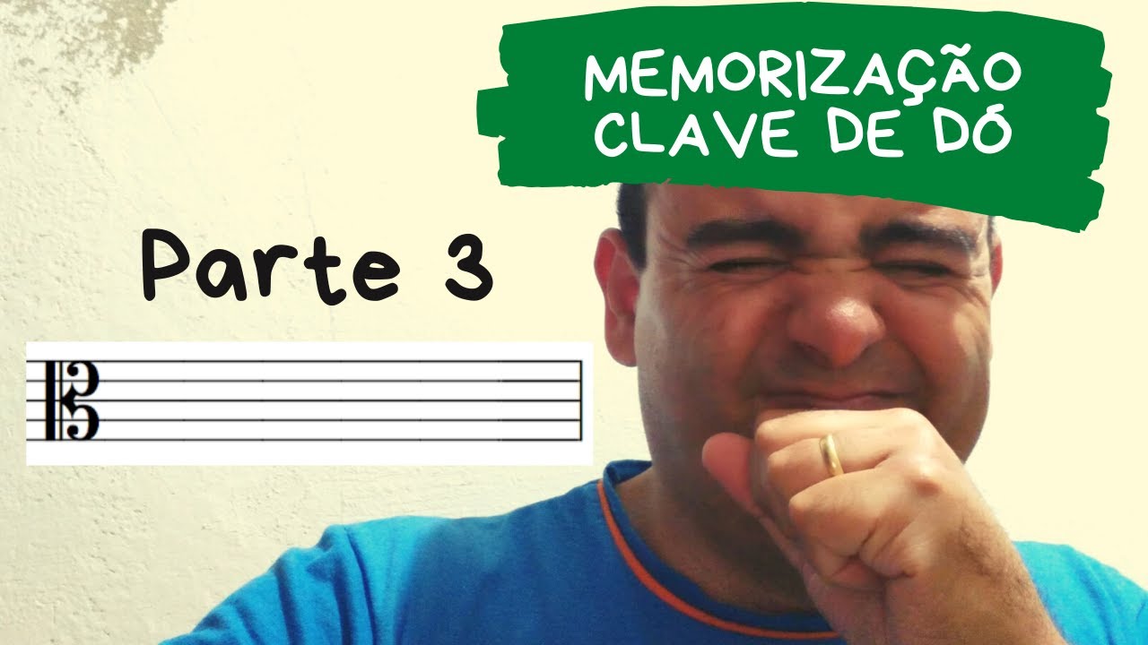 MEMORIZAÇÃO Clave de Dó: Linhas e Espaços do Pentagrama Descendo nota a nota, vem comigo (parte 3)