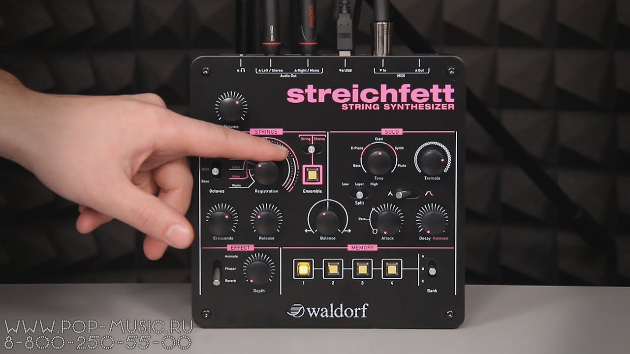 Синтезатор WALDORF STREICHFETT