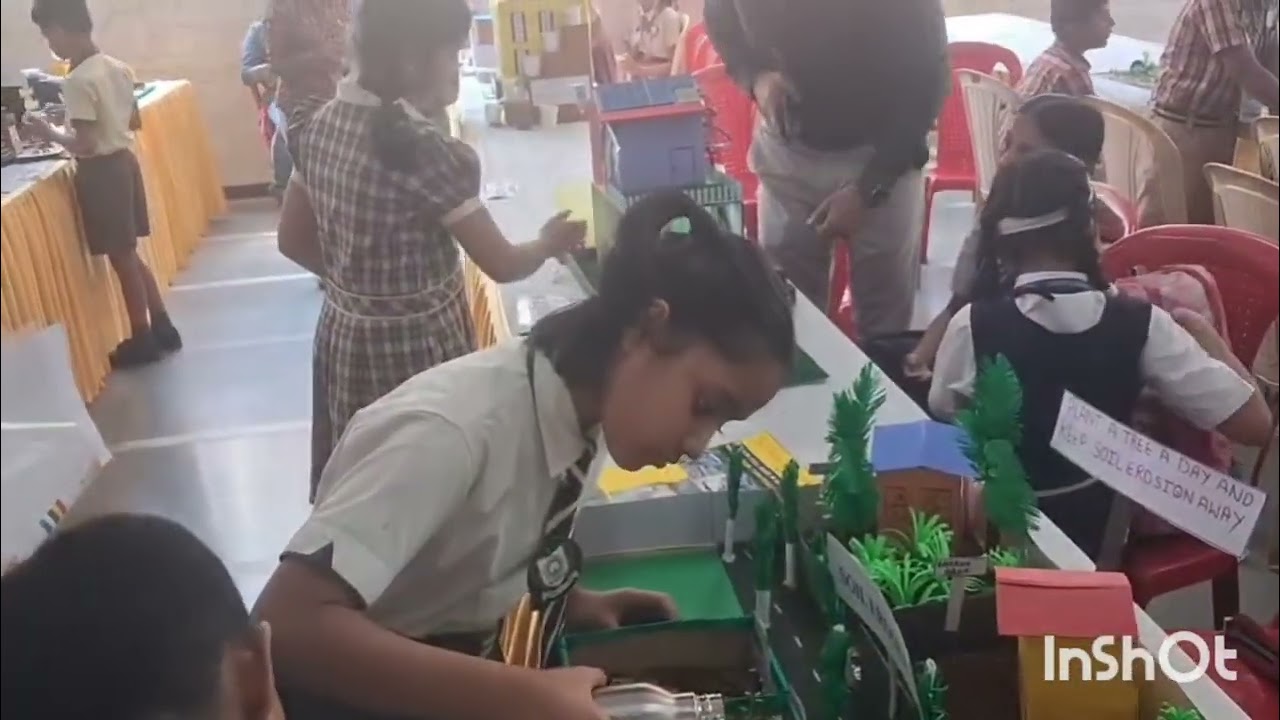 Science exhibition interschool competition at Nerul...