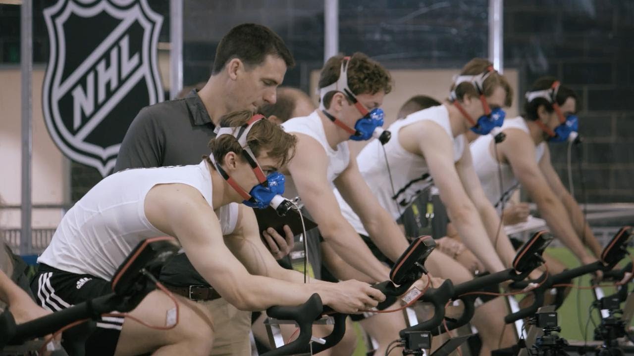 V02Max testing at the NHL Combine