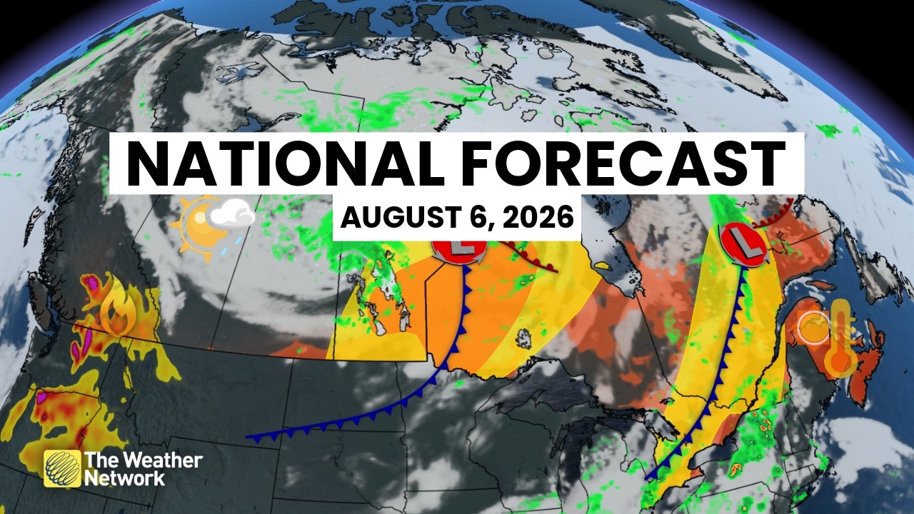 Прогноз погоды по Канаде &mdash; 6 августа 2026 г. | #WeatherAM