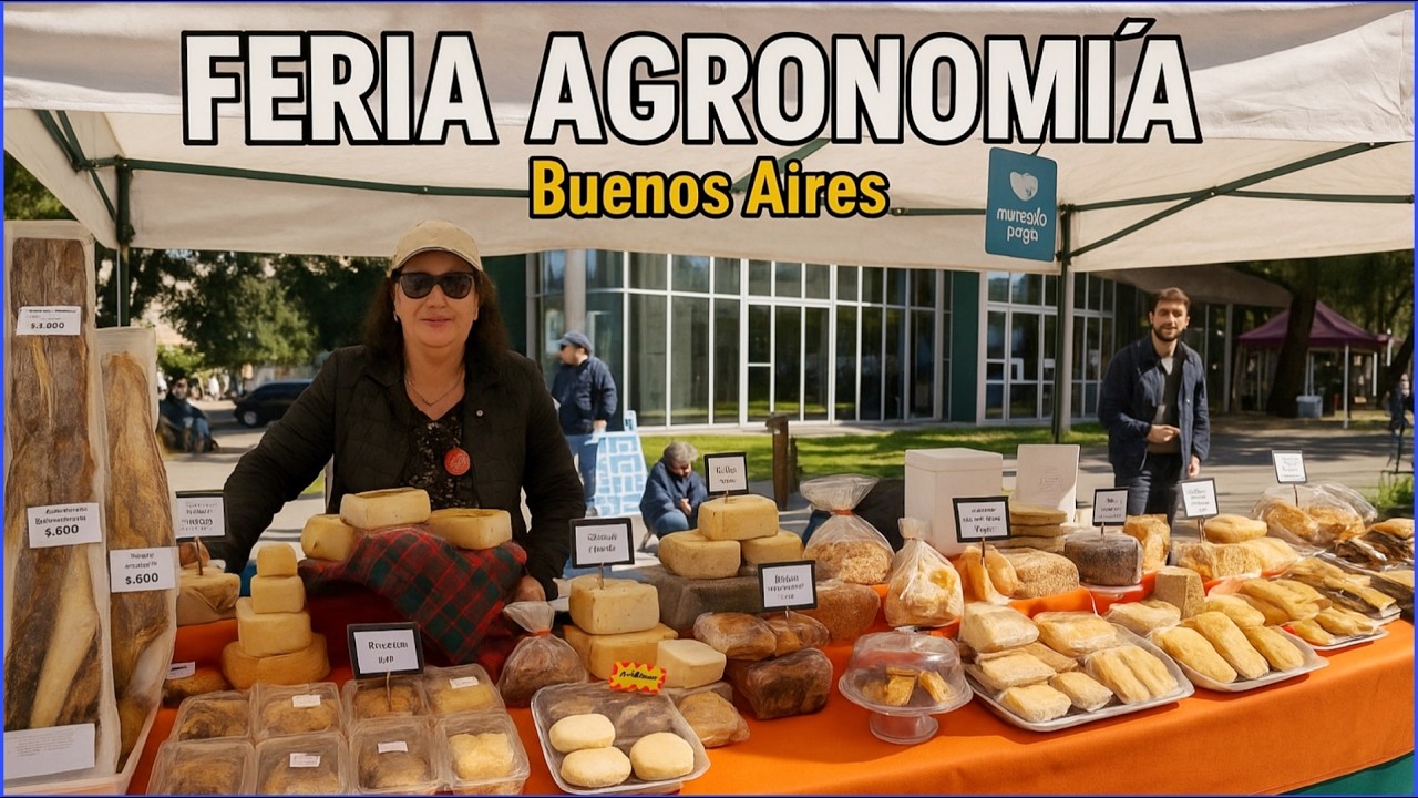 【4K】Paseo por la FERIA más grande de AGRONOMIA - Buenos Aires | Tour Virtual