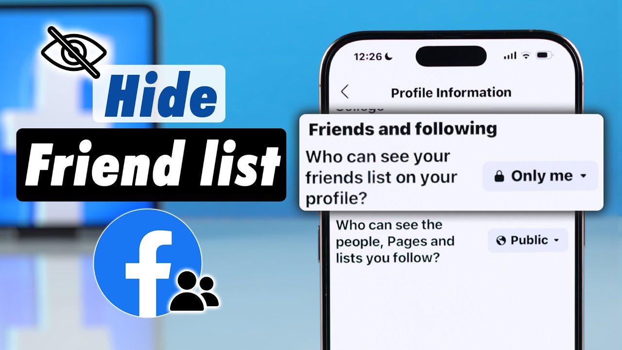 How to Hide Friend list on Facebook in 2025! [Mutual]