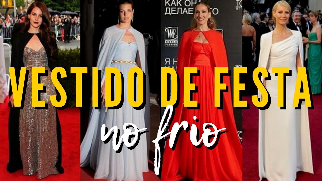 Vestido de festa no FRIO - Como usar?