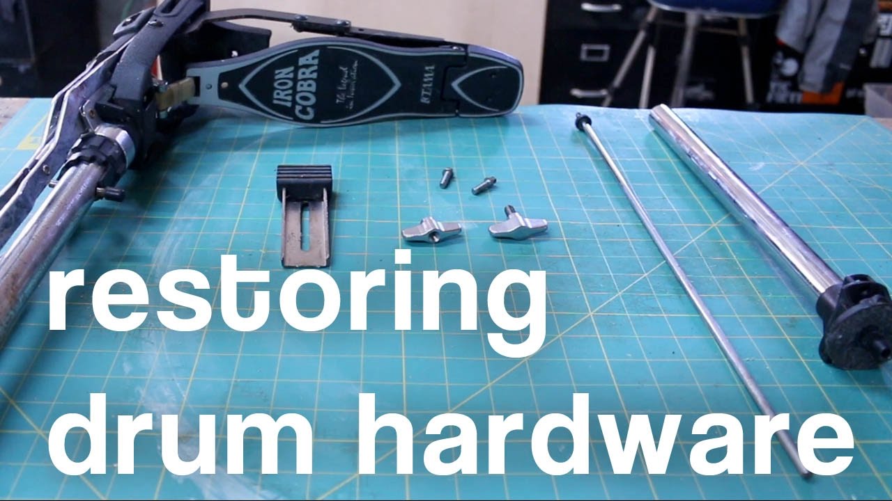 How to Restore Chrome Drum Hardware