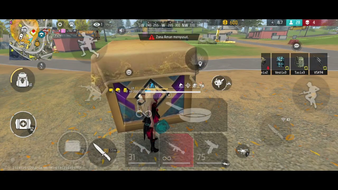 Test Poco m5 main free fire 