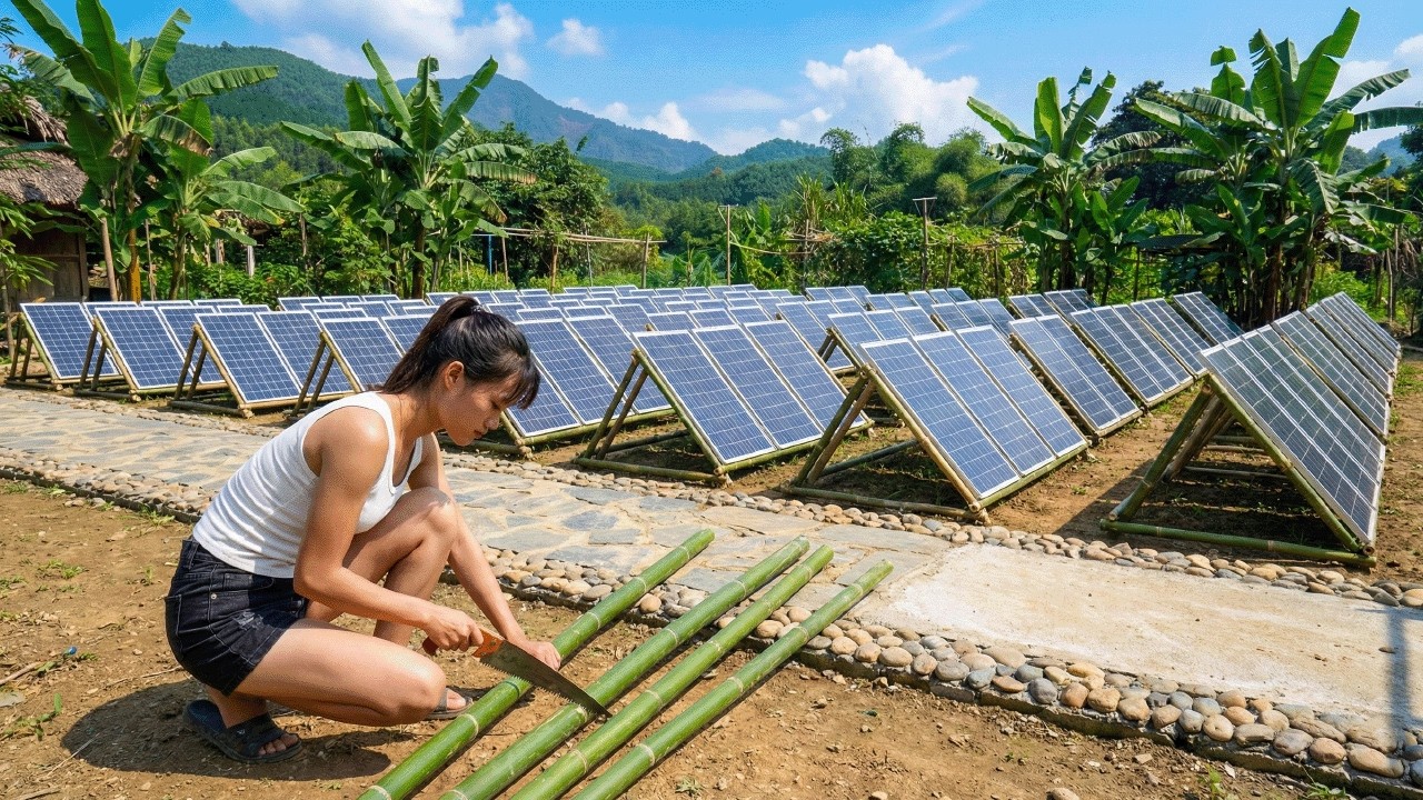 Building a Primitive Solar Energy System to Generate Free Electricity