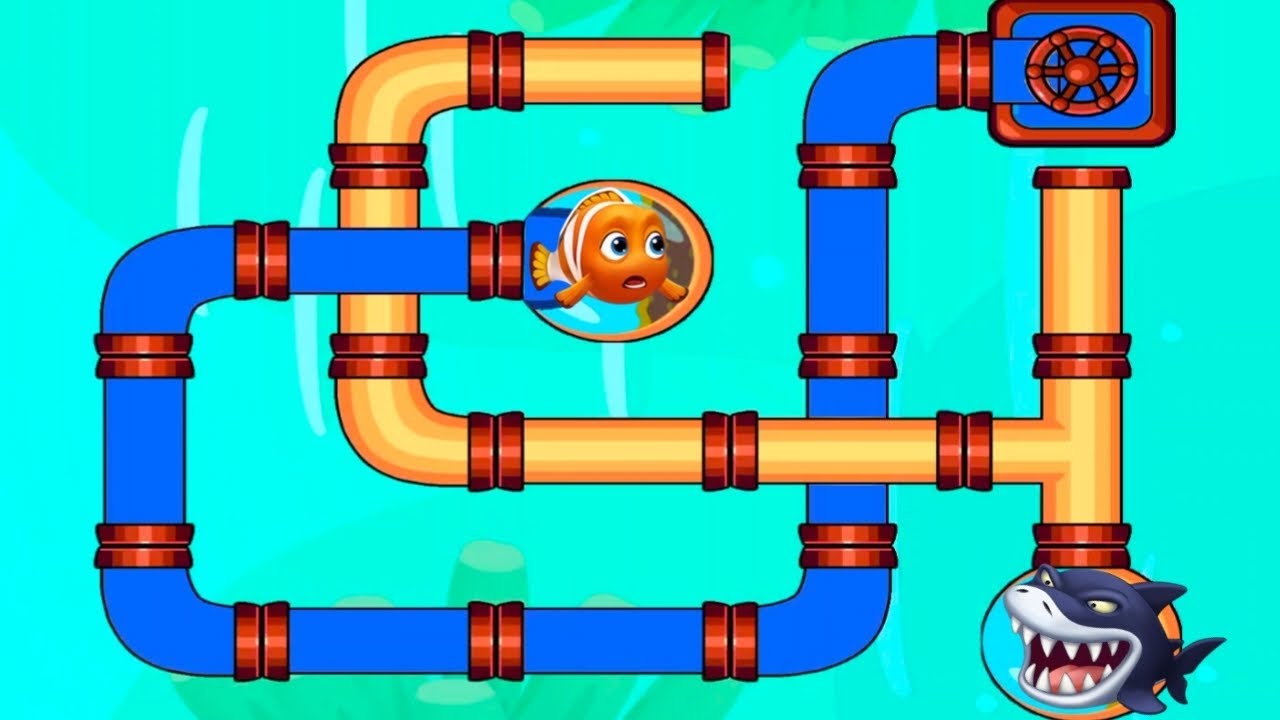 Save the fish 🐠🐟 bast offline puzzle game play #viralvideo 