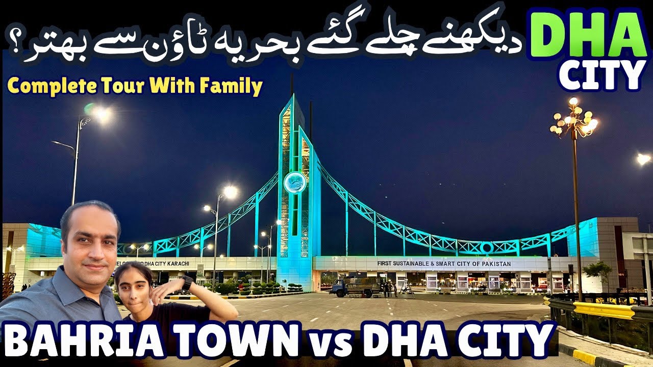 DHA City Karachi Complete Tour With Family Vlog | DHA City vs Bahria Town