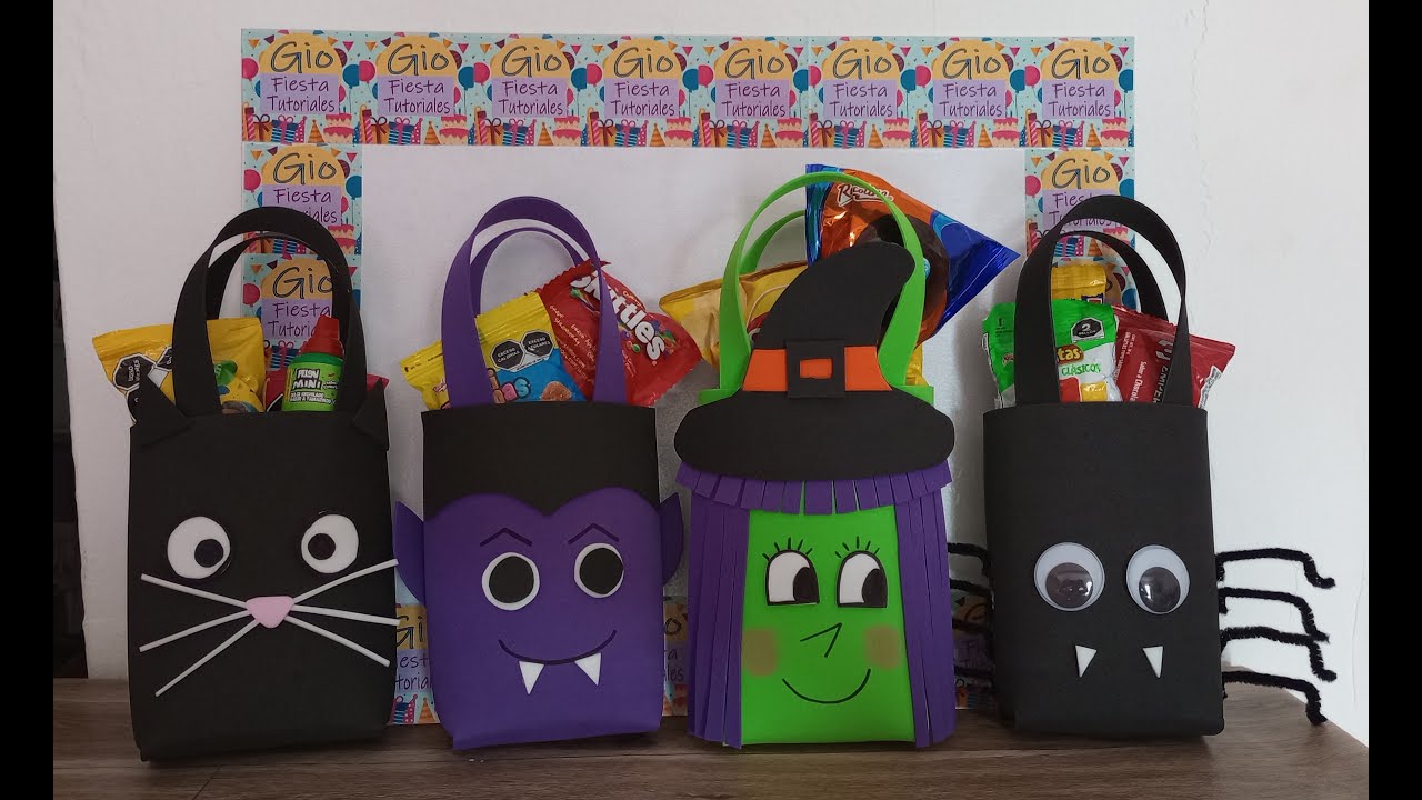 como hacer un dulcero para halloween #diy #tutorial #manualidades #dulceros #halloween