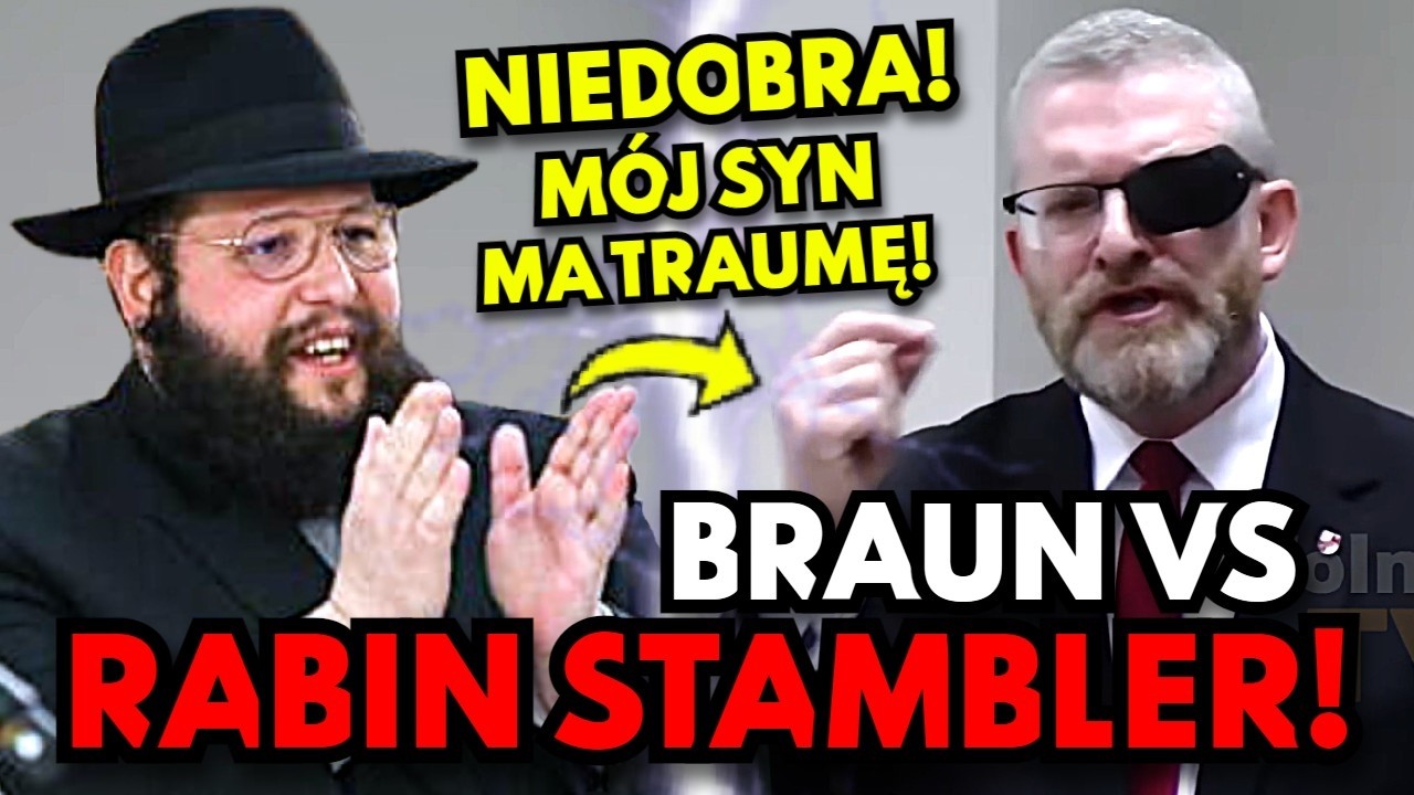 NO I SIĘ WYDAŁO! BRAUN PRZYCISNĄŁ NACZELNEGO RABlNA POLSKI NA ROZPRAWIE SĄDOWEJ!