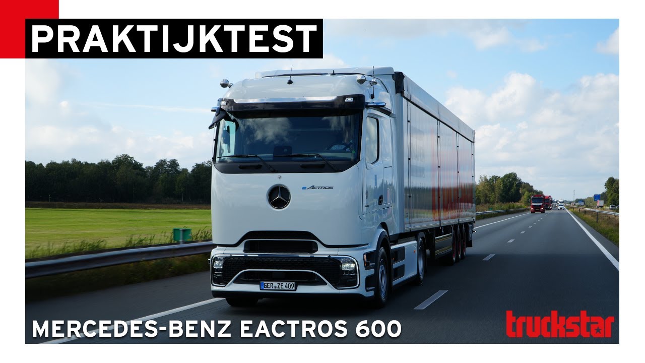 De eActros 600 op onze testroute | Truckstar Praktijktest