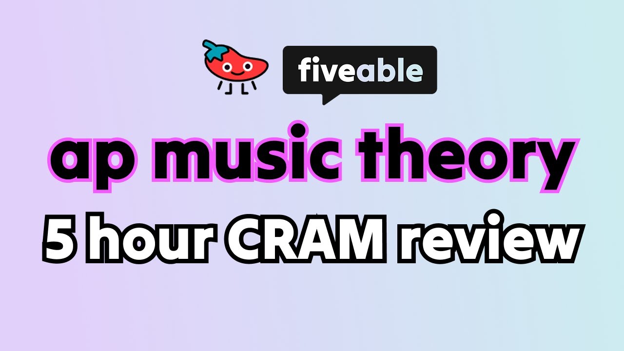 AP Music Theory 5 Hour CRAM &ndash; All Units Review