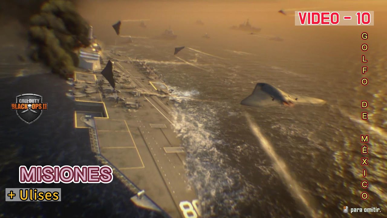 Call of Duty - Black Ops II | 4K. Misión - Ulises. (Video - 10). USS Barack Obama. Golfo de México.