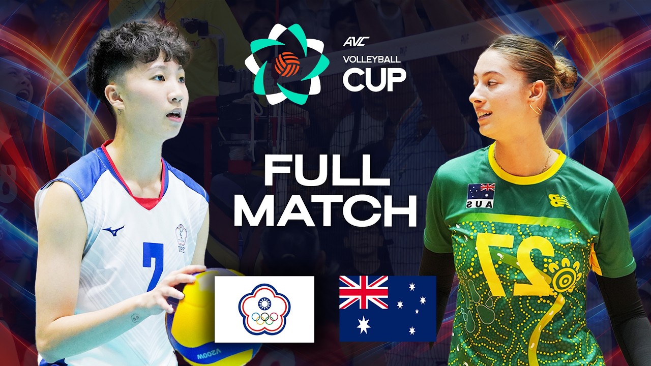 Chinese Taipei vs. Australia - Pool Play | AVC Women's Cup 2026