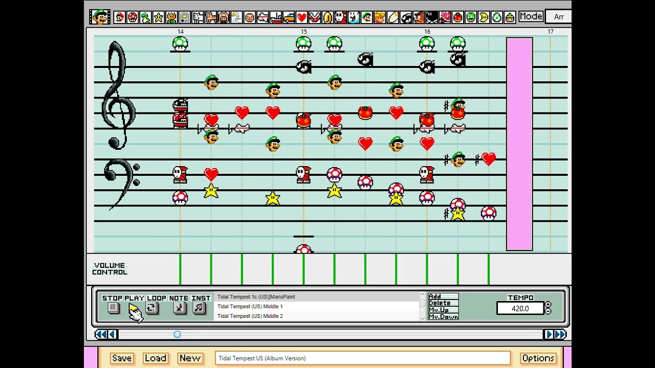Tidal Tempest Present (US) Extended - Sonic CD - Mario Paint