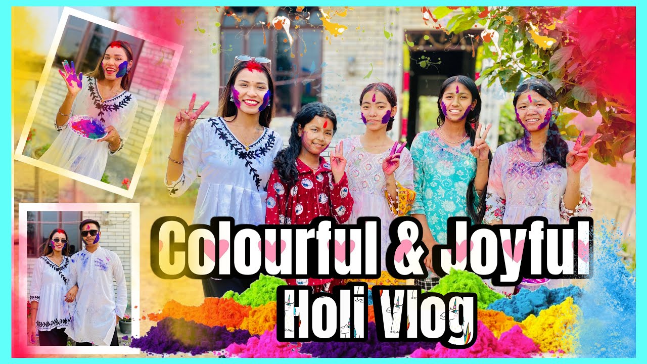 Holi Vlog || Kanxi Nanda lay Vut Banaidiyo 🥹 Chunab lay garda Yespaliko Holi Tayti Ramailo Vayena 