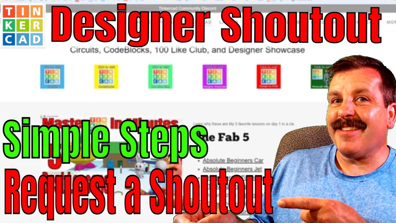 How To Request an HLModTech Tinkercad Design Shoutout | Simple Steps