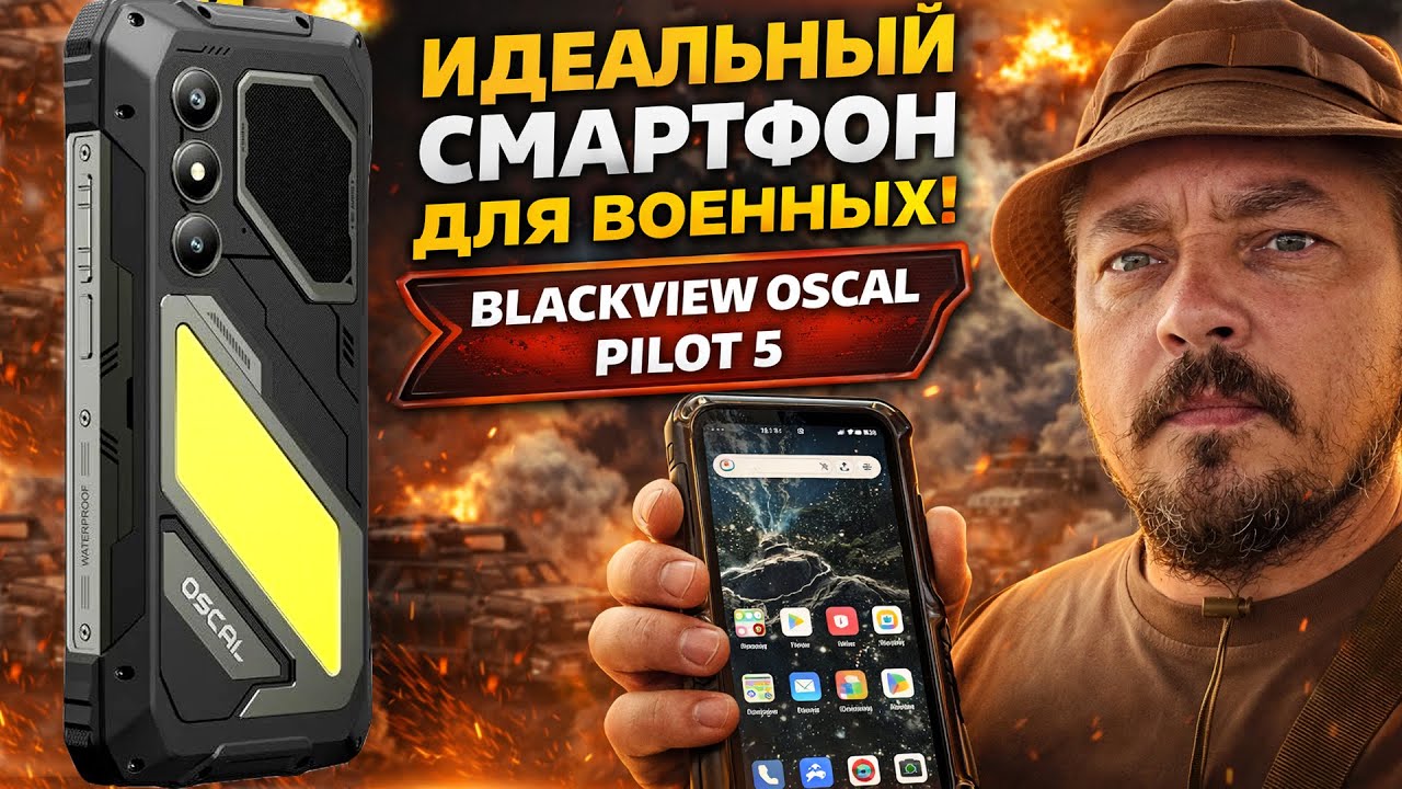 BLACKVIEW OSCAL PILOT 5G СМАРТФОН ДЛЯ АПОКАЛИПСИСА. ТО ЧТО НУЖНО СЕГОДНЯ!
