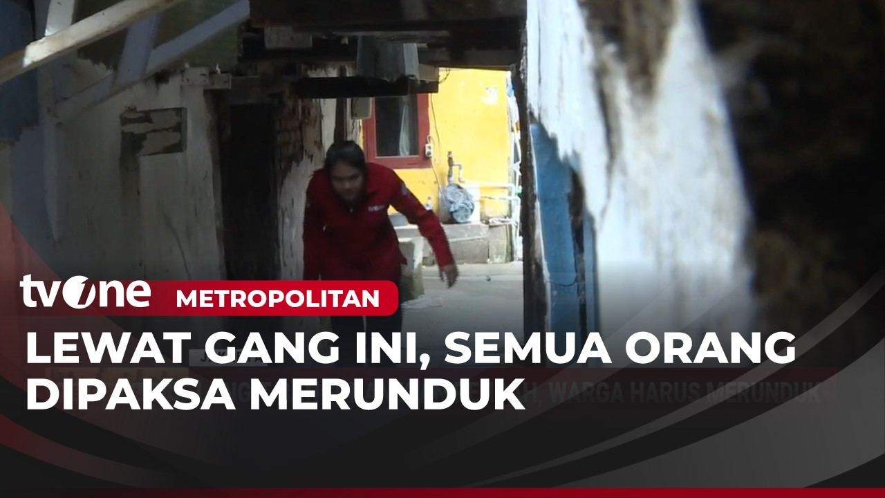 Kehidupan Warga di Gang Sopan: Gang Sempit, Warga Merunduk | Metropolita