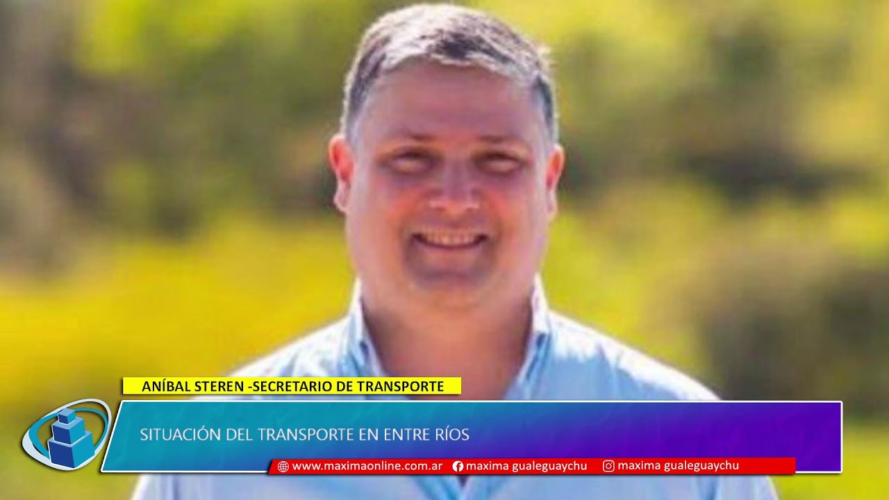 Aníbal Steren- Secretario de Transporte. Situación del transporte en Entre Ríos