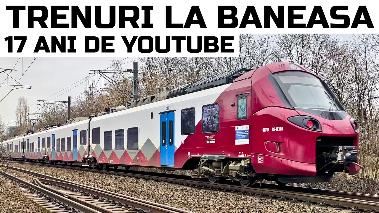 Trenuri la Baneasa-17 ani de Youtube-Trainspotting in Bucharest-Winter Bahnverkehr-Vonatlesés