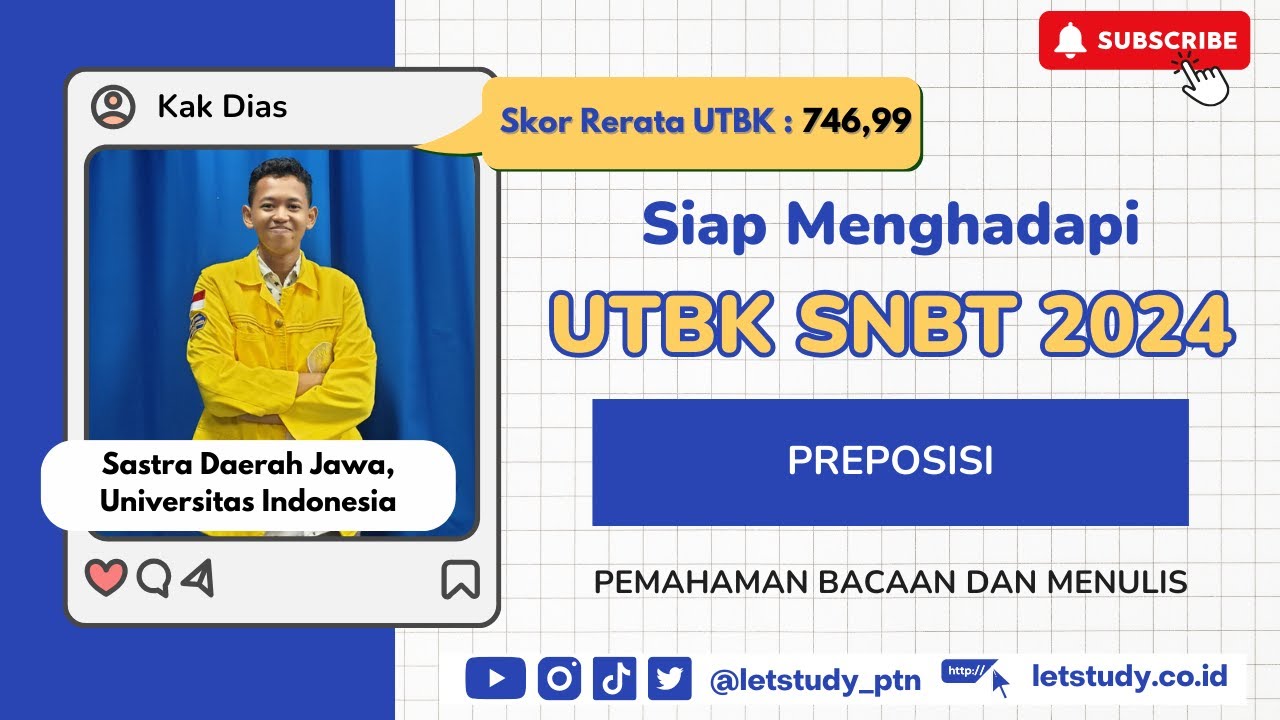 Penulisan Imbuhan : Preposisi - UTBK SNBT 2024